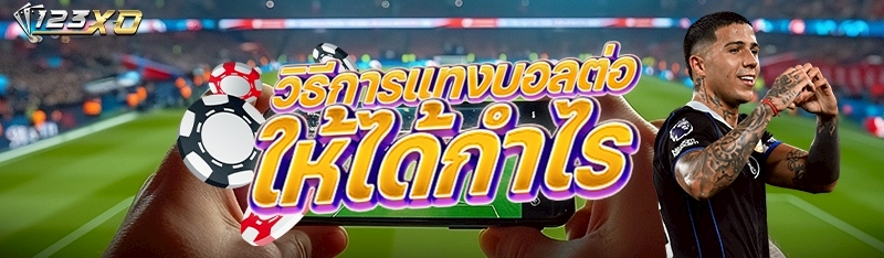 วิธีการแทงบอลต่อ ให้ได้กำไร